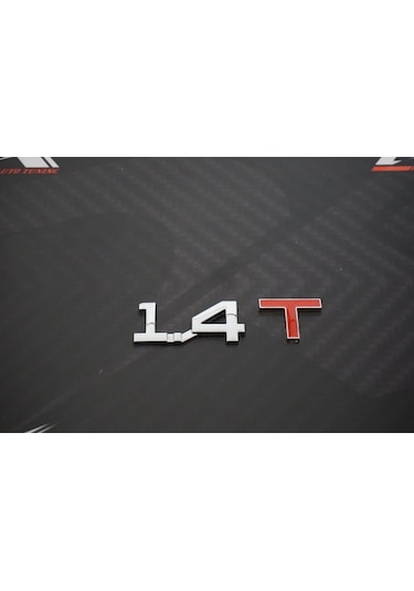 Audi 1.4 T Bagaj Krom Metal 3M 3D Yazı Logo