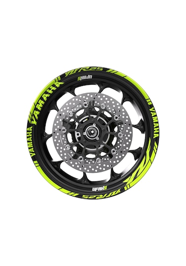 Yamaha Yzf R25 Jant Şeridi Florasan Sarı