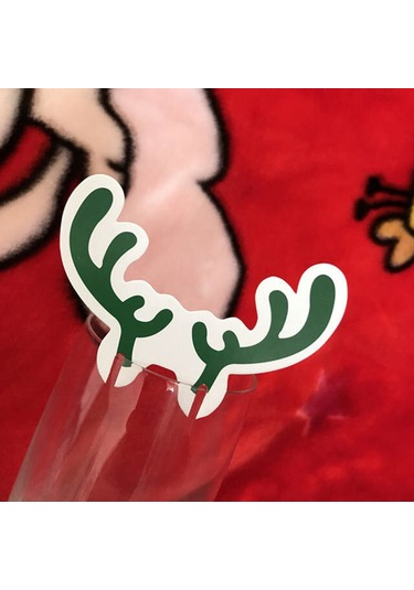 Reedark 10 Adet Şık Noel Bardak Kartı - Kişiselleştirilebilir Parti Dekorasyonu, Kağıt Malzeme, Çeşitli Tasarımlar