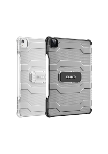 Blueo Apple Uyumlu iPad  Pro10.2/10.5 Resistance Standlı Beyaz Tablet Kılıfı
