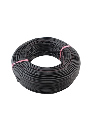Kablo 2x0.75 Siyah Kodlu Bakır Hoparlör Kablosu 100mt Powermast