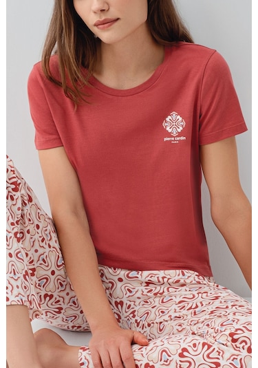 Pierre Cardin Kadın Bordo Pijama Takım Bordo