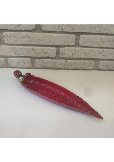 Uğur Böcekli Tütsülük Kırmızı Tabaklı