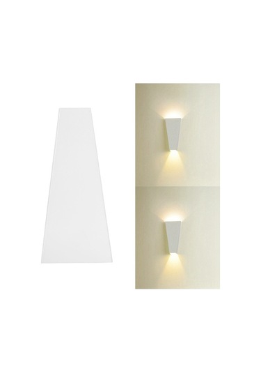 Fortunelane 10w 90-260v Demir Led Duvar Lambası - 20.000 Saat Ömürlü, Zayıf Enerji, Kolay Kurulum, Beyaz Isı Diğer