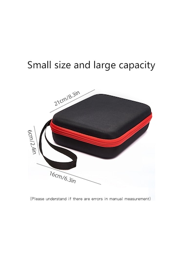 Sones Djı Osmo Pocket 3 Saklama Çantası Cep Kamera El Çantası Siyah Kabuk Siyah İç