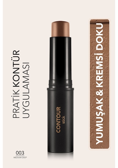 Flormar Contour Stick Asansörlü Kontür Kalemi 003 Medium Deep