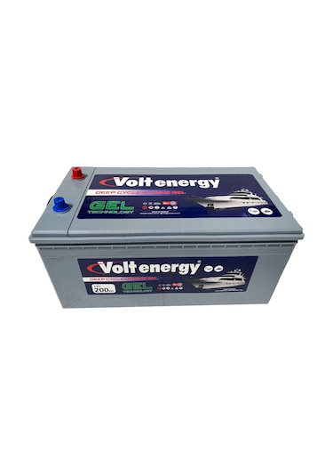 Volt Energy 12 V 200 Amper Deep Cycle Marin Jel Nanocarbon Akü