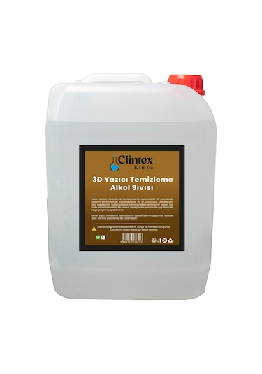 Clintex Kimya 3d Yazıcı Temizleme Alkol Sıvısı 5 Lt