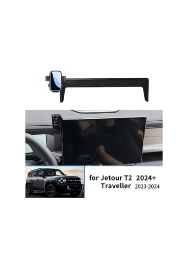 Dashanshop Jetour T2 T1 Traveller 2024 2025 5.6inç Yerçekimi Tipi Gps Navigasyon Telefon Tutucu