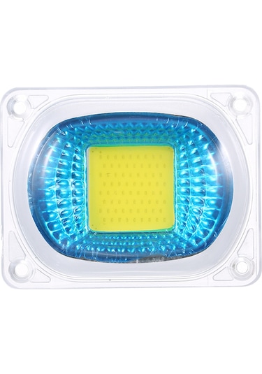 Vkemall 50w Cob Led Işık Çipi - 60x40mm Lensli Akvaryum Ve Dekor Aydınlatma Beyaz