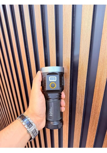 Pd-12000 Profesyonel Şarjlı Avcı El Feneri 40w 4000 Lümen Çok Renkli