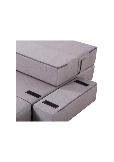 Homedius Melisa Tek Kişilik Katlanır Yatak Katlanır Koltuk Gri