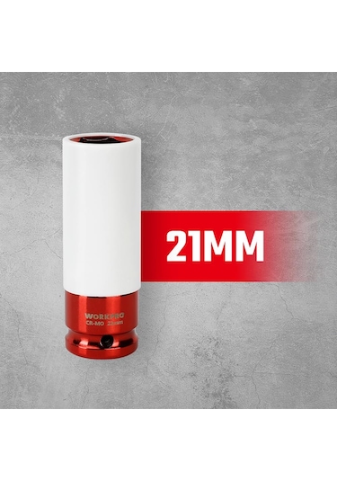 Workpro Wp202591 17/19/21mm 3 Parça 1/2 Cr-mo Profesyonel Darbeli Derin Lokma Seti