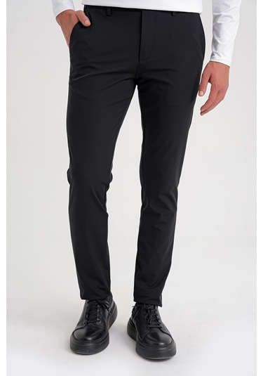 P 1173 Pantolon Comfort Siyah-2 Casual Siyah
