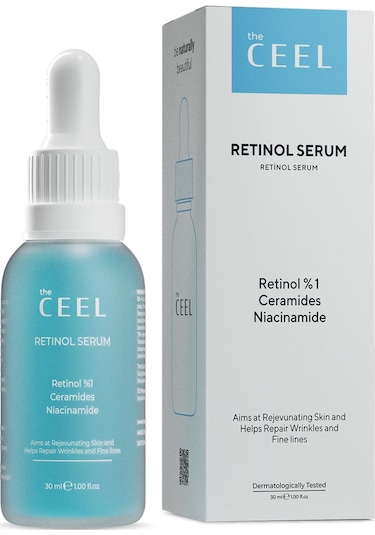 The Ceel Kırışıklık ve Yaşlanma Karşıtı Aydınlatıcı Retinol Serum Ascorbıc Acıd, %1 Retinol & Ceramides 30 ml