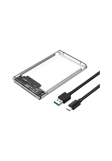 Wozlo 2.5 Hdd Ssd Usb 3.0 Type C 3.1 Harddisk Kutusu - Harici Hard Disk Kutu
