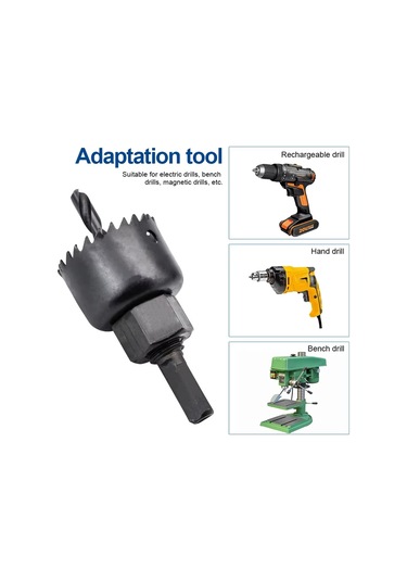 11 Adet Delik Testeresi Takımı Karbon Çelik Metal Daire Elektrikli Matkap Delik Kesici