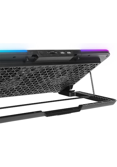 Rampage Sixpower R9 6 Fan RGB Telefon Tutuculu USB Çoklayıcı Notebook Soğutucu Stand
