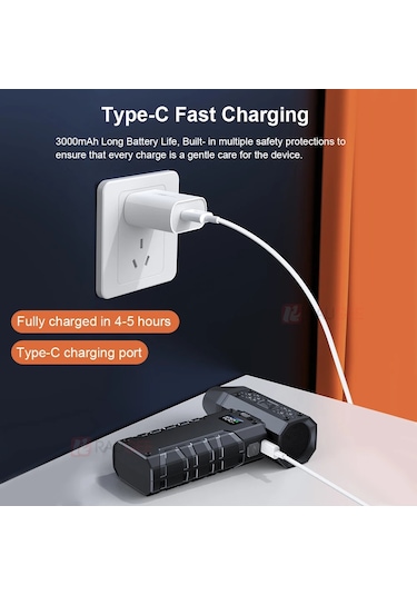 El Şiddetli Turbo Fan 13000 Rpm Güçlü Hava Üfleyici Yüksek Hızı Mini Turbo Jet Black