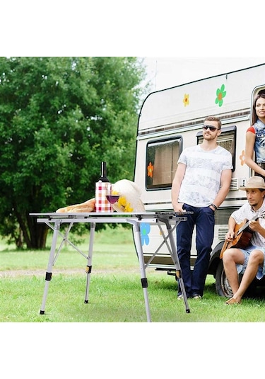 Funky Chairs Elite Alüminyum Teleskopik Ayaklı Kamp Piknik Masası