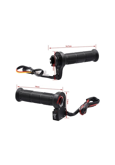 Universal Isıtmalı Elcik Motosiklet El Isıtıcı Kolay Switch Entegre Gaz Kollu