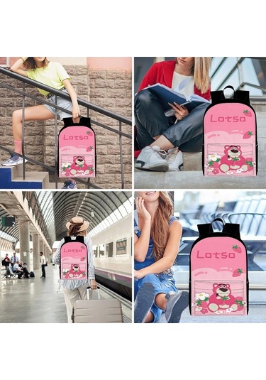 Trendooze Uygun Siyah Siyah Siyah Sırt Seyahat Sahip, Organizasyon Öğrenci Kawaii Karikatür, İş İnç İçin Genç Dizüstü Dizüstü Çoklu Çantası, Çalışması Bölmelerine Bilgisayara Bilgisayar Abd20 15.6 Fz Siyah