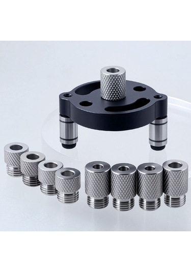 Wondernest Yuvarlak Plank Ahşap İşleme Ekleme Düz Delme Delik Bulucu, Ağaç İçin Hassas Kılavuz, Model Mr