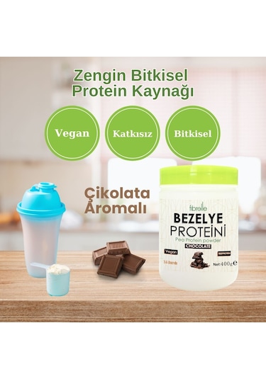 Fibrelle Bezelye Protein Çikolata Aromalı 400 G