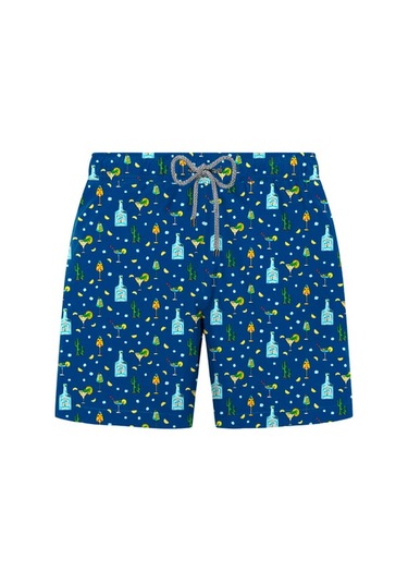 John Frank All Over Erkek Mayo Şort Jfssswl100- Gın & Ice Lacivert