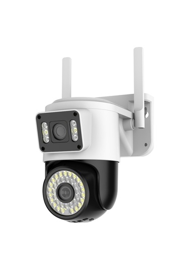 Wifi Güvenlik Kamerası Çift 1080p 2mp Çift Kamera 2.4g/5ghz Wifi Ev Güvenliği Algılama Alarmı İki Yönlü İnterkom Uygulama:yoosee