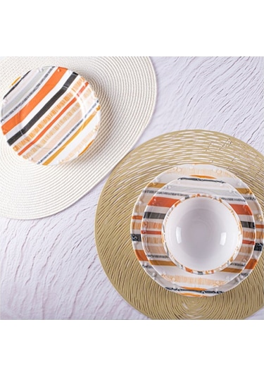 Tulu Porselen Liana 6 Kişilik 24 Parça Yemek Takımı Db3025