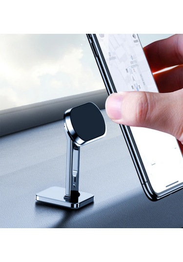 Shineyee Evrensel Manyetik Telefon Tutucu Mıknatıs Standı Destek Araba Gps Tutucu Iphone Cep Telefonu İçin-siyah Diğer