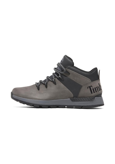 Timberland Mıd Lace Up Waterproof Sn Grı Erkek Outdoor Gri