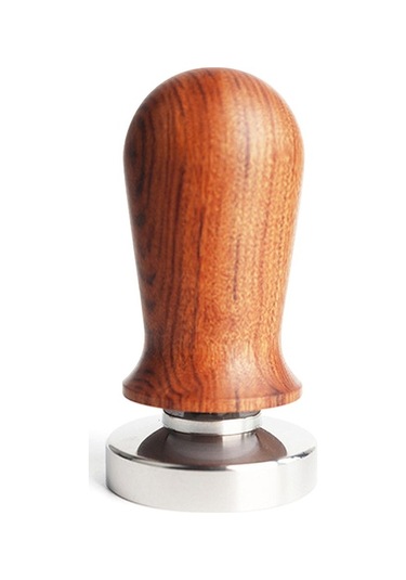 Fastbuy Kahve Severler İçin Ahşap Saplı Paslanmaz Çelik Espresso Presi, Siyah - Mükemmel Espresso İçin Zengin Ve Pürüzsüz Bas Siyah