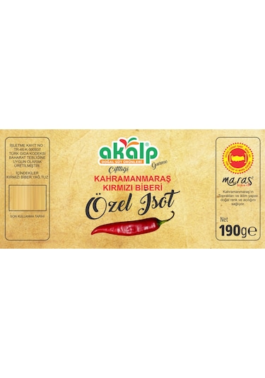 Akalp Çiftliği Özel Üretim İsot Biber 190 G