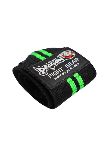 Dragondo 63911 Halter Ve Fitness Bilek Bandajı Yeni Seri Siyah - Yeşil