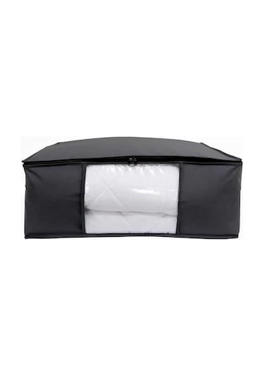 Vedsey Home Baza Altı Düzenleyici Pencereli Büyük Boy Hurç 70 x 50 x 25 CM Siyah