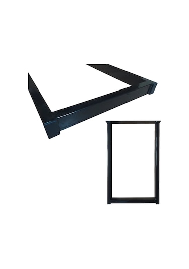 CVTdesign Metal Ayak Ev Ofis Bahçe Ahşap Kütük Masif Metal Masa Ayağı Retro