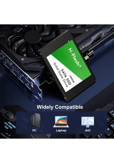 Xuweiwei Th-flash Ssd 240gb Dahili Katı Hal Sürücü Sata 3 550mb/s Oyun Video Düzenleme Pc Laptop Uyumlu
