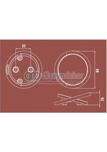 Aksesuar Mobilya Kulp Parlak Altın Mat Siyah 32 Mm. Dole