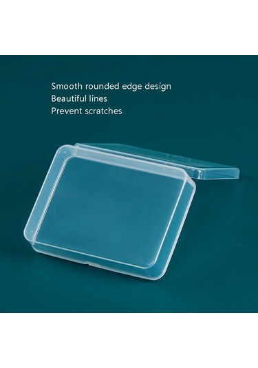 Sones 10 Adet Dikdörtgen Pp Plastik Kutu Şeffaf Ambalaj Kutusu Kapaklı Plastik Parçalar Donanım Alet Saklama Kutusu