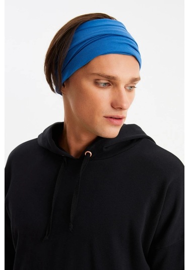 Erkek 4 Fonksiyonlu Koruyucu Pamuklu, Esnek, Terletmez, Bandana, Boyunluk, Maske - Tek Ebat / Parlament Parlament