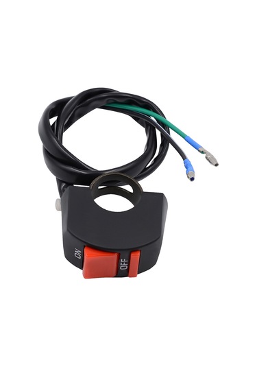 Shineyee Motorcycle Universal 12v Abs Çift Flash Anahtarı, 2.2-2.5cm Direksiyon Uyumlu, 65cm Tel, Far/kış Farı Açma-kapama, Kolay Kurulum Siyah-kırmızı