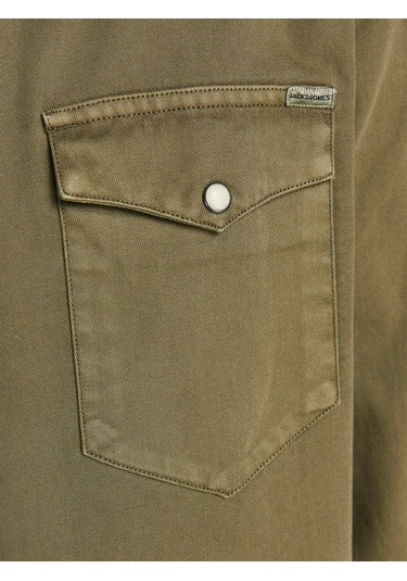 Jack&jones Jjesheridan L/s Noos Erkek Gömlek-12138115-forest Night Haki