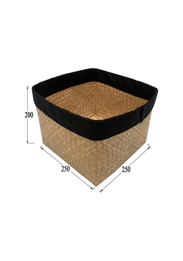 Koçtaş Doğal Hasır Seagrass Kutu 25 x 25 x 20 Bej