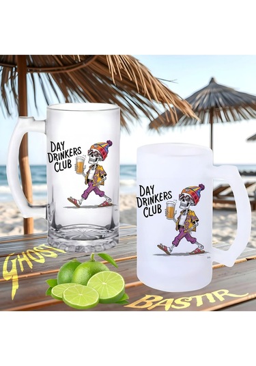 Alkolikler Klubü Buzlu Ya Da Buzsuz Bira Bardağı