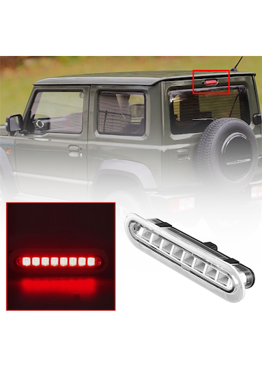 Leasetake Led Arka Fren Lambası Merkezi Yüksek Monteli Dur Uyarı Lambası Arka Stop Lambası Suzuki Jimny Jb64 Jb74 2019-2023 Beyaz