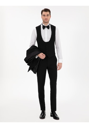 Pierre Cardin Erkek Siyah Smokin 50306221-vr046 Siyah