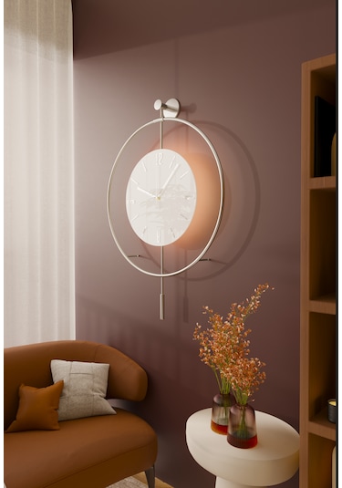 MetaQuartz Aksesuar (Büyük Boy-50*75 cm) E X C L U S I V E Mat Gümüş Kristal Seri -Pilli Led Mat Gri