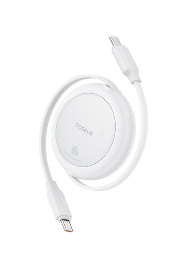 Baseus Free2pull Mini Charging Cable Usb-c To Usb-c 60w 1m Beyaz